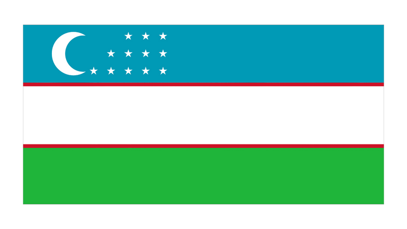 Drapeau Ouzbékistan - Maison des Drapeaux