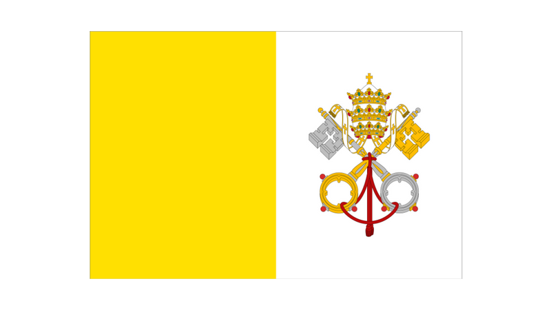 Drapeau Vatican - Maison des Drapeaux