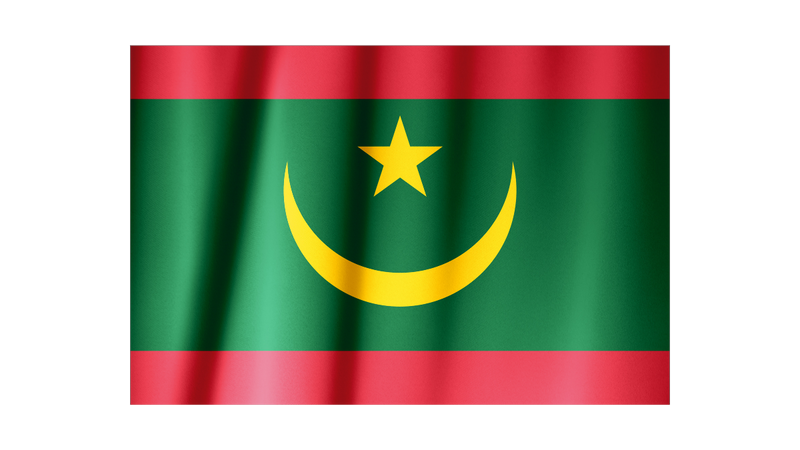 Drapeau Mauritanie - Maison des Drapeaux
