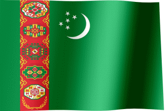 Drapeau Turkménistan - Maison des Drapeaux
